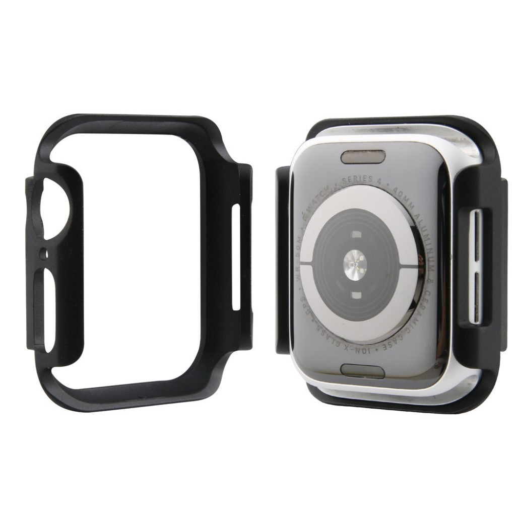 Meget Flot Apple Watch Series 4 44mm Silikone Cover - Sort#serie_1