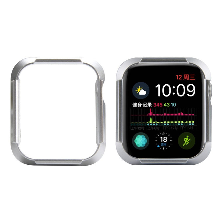 Meget Flot Apple Watch Series 4 44mm Silikone Cover - Sølv#serie_2