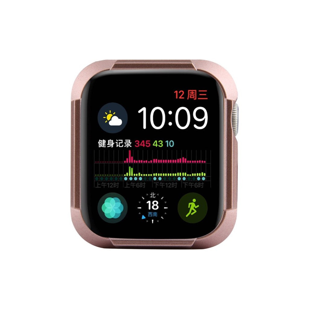 Meget Flot Apple Watch Series 4 44mm Silikone Cover - Pink#serie_3