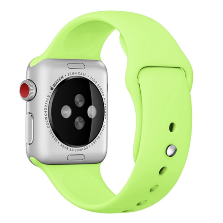 Super skøn Apple Watch Series 4 44mm Silikone Rem - Grøn#serie_14