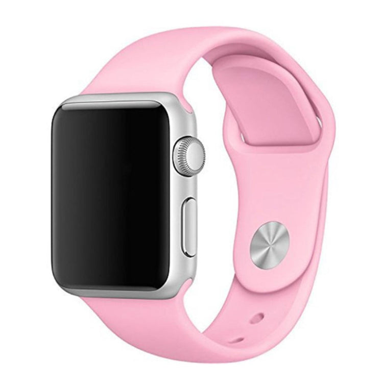 Super skøn Apple Watch Series 4 44mm Silikone Rem - Pink#serie_8