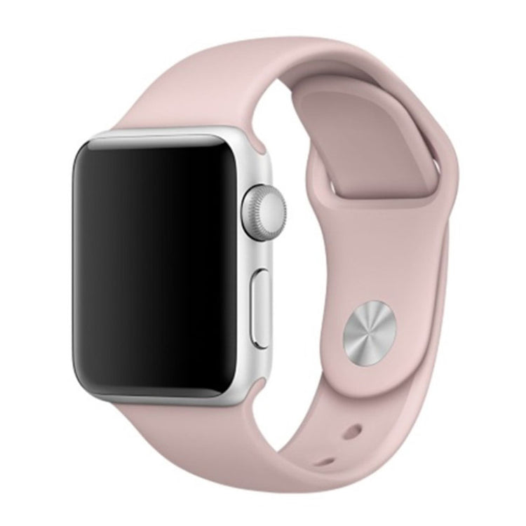Super skøn Apple Watch Series 4 44mm Silikone Rem - Pink#serie_9