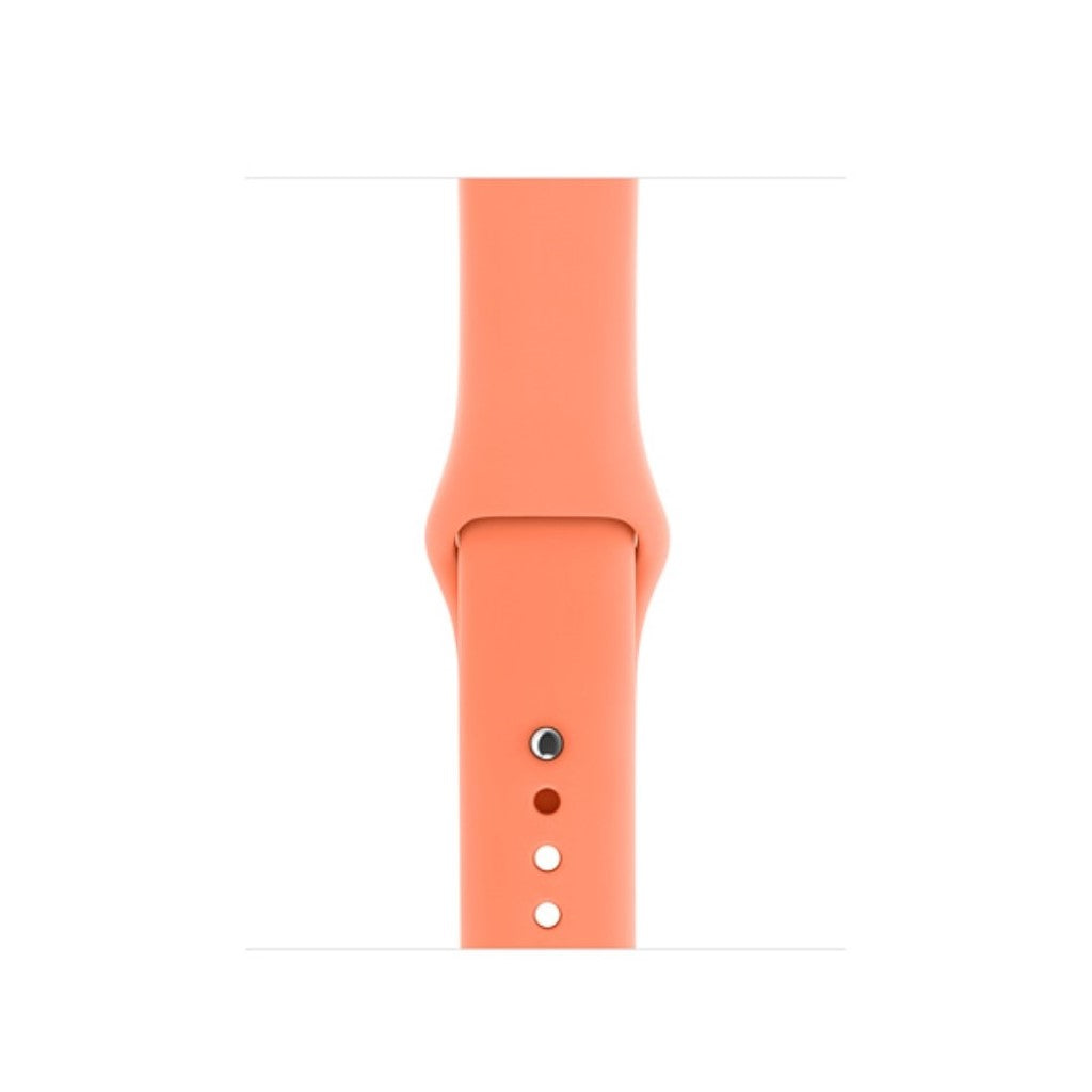 Helt vildt hårdfør Apple Watch Series 4 44mm Silikone Rem - Orange#serie_10