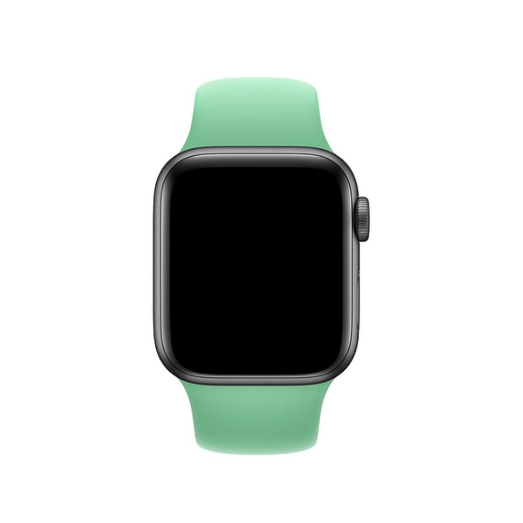 Helt vildt hårdfør Apple Watch Series 4 44mm Silikone Rem - Grøn#serie_15