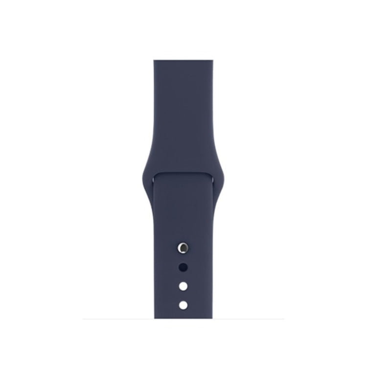 Helt vildt hårdfør Apple Watch Series 4 44mm Silikone Rem - Blå#serie_18