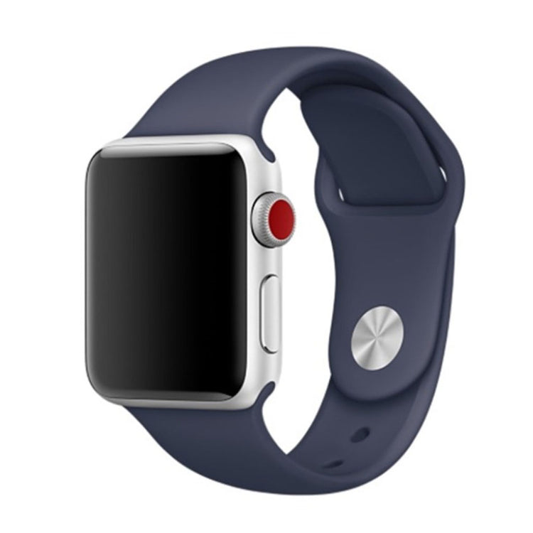 Helt vildt hårdfør Apple Watch Series 4 44mm Silikone Rem - Blå#serie_18