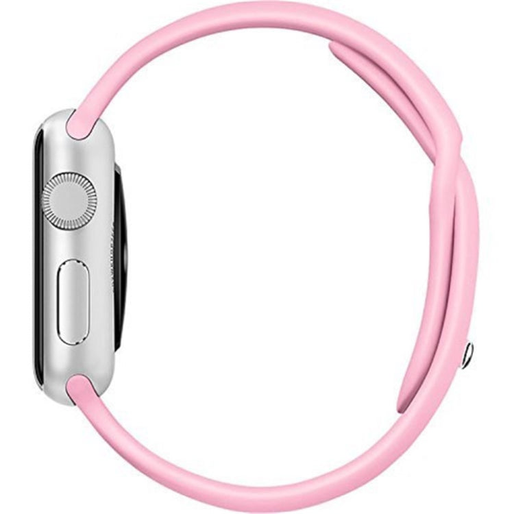 Helt vildt hårdfør Apple Watch Series 4 44mm Silikone Rem - Pink#serie_8