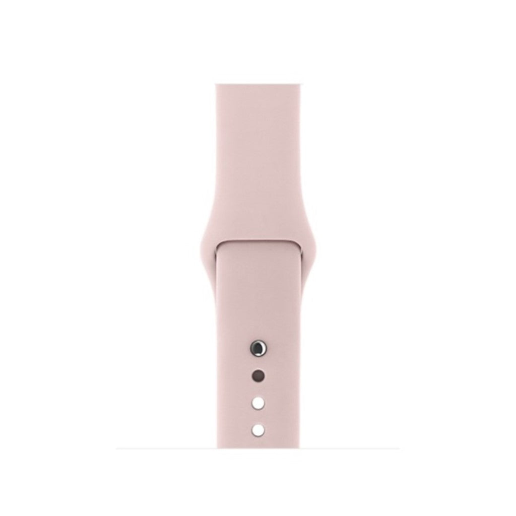 Helt vildt hårdfør Apple Watch Series 4 44mm Silikone Rem - Pink#serie_9