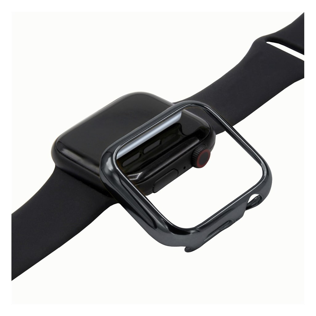 Mega Fed Apple Watch Series 4 44mm Silikone Cover - Sort#serie_1