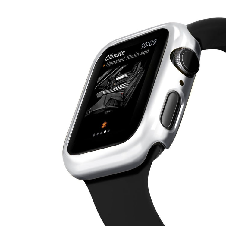 Mega Fed Apple Watch Series 4 44mm Silikone Cover - Sølv#serie_4