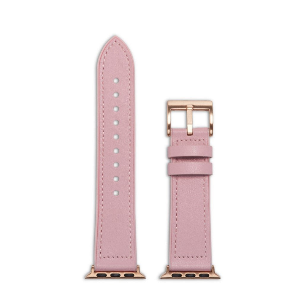 Rigtigt fantastisk Apple Watch Series 4 44mm Kunstlæder Rem - Pink#serie_2