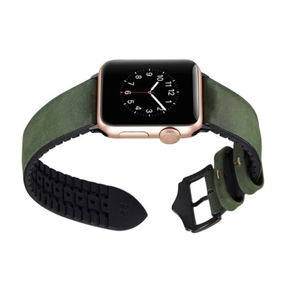 Rigtigt fantastisk Apple Watch Series 4 44mm Kunstlæder Rem - Grøn#serie_3