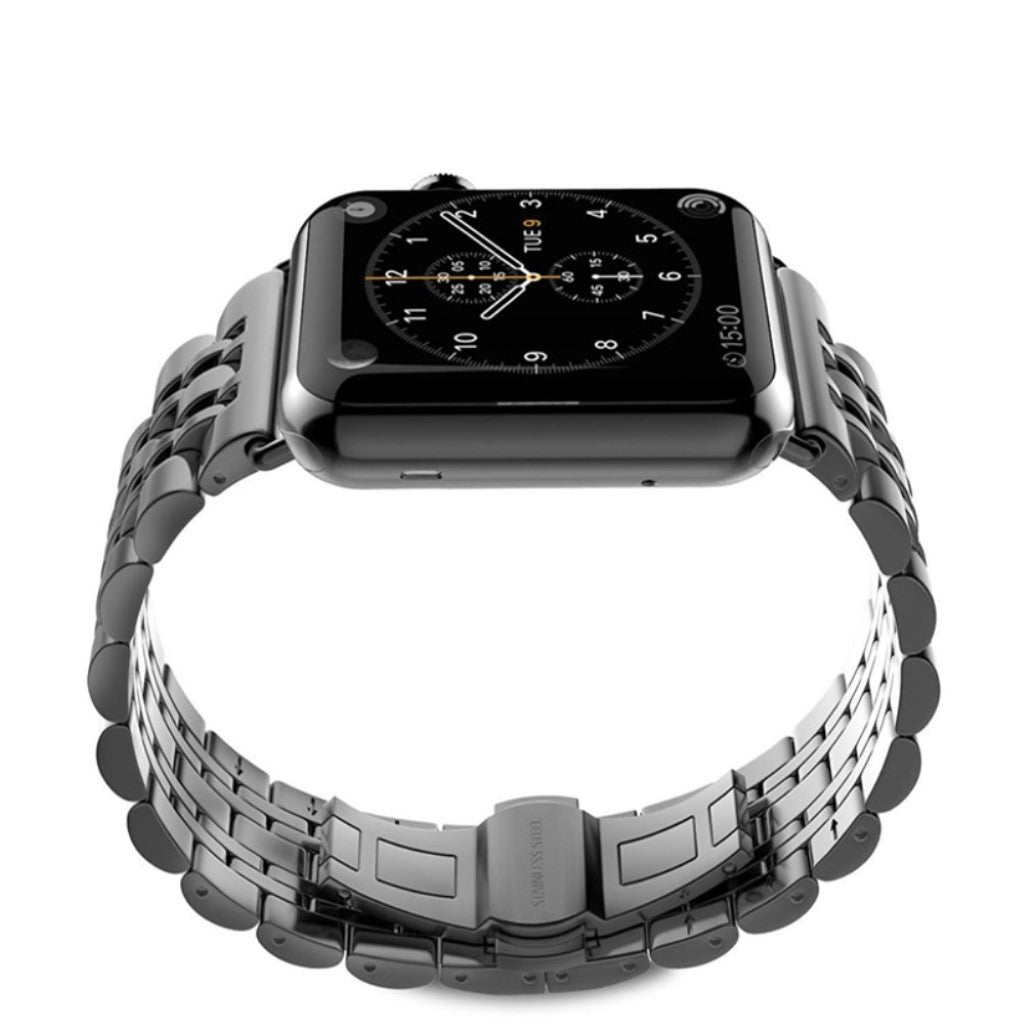 Super fint Apple Watch Series 4 44mm Metal Rem - Sort#serie_1