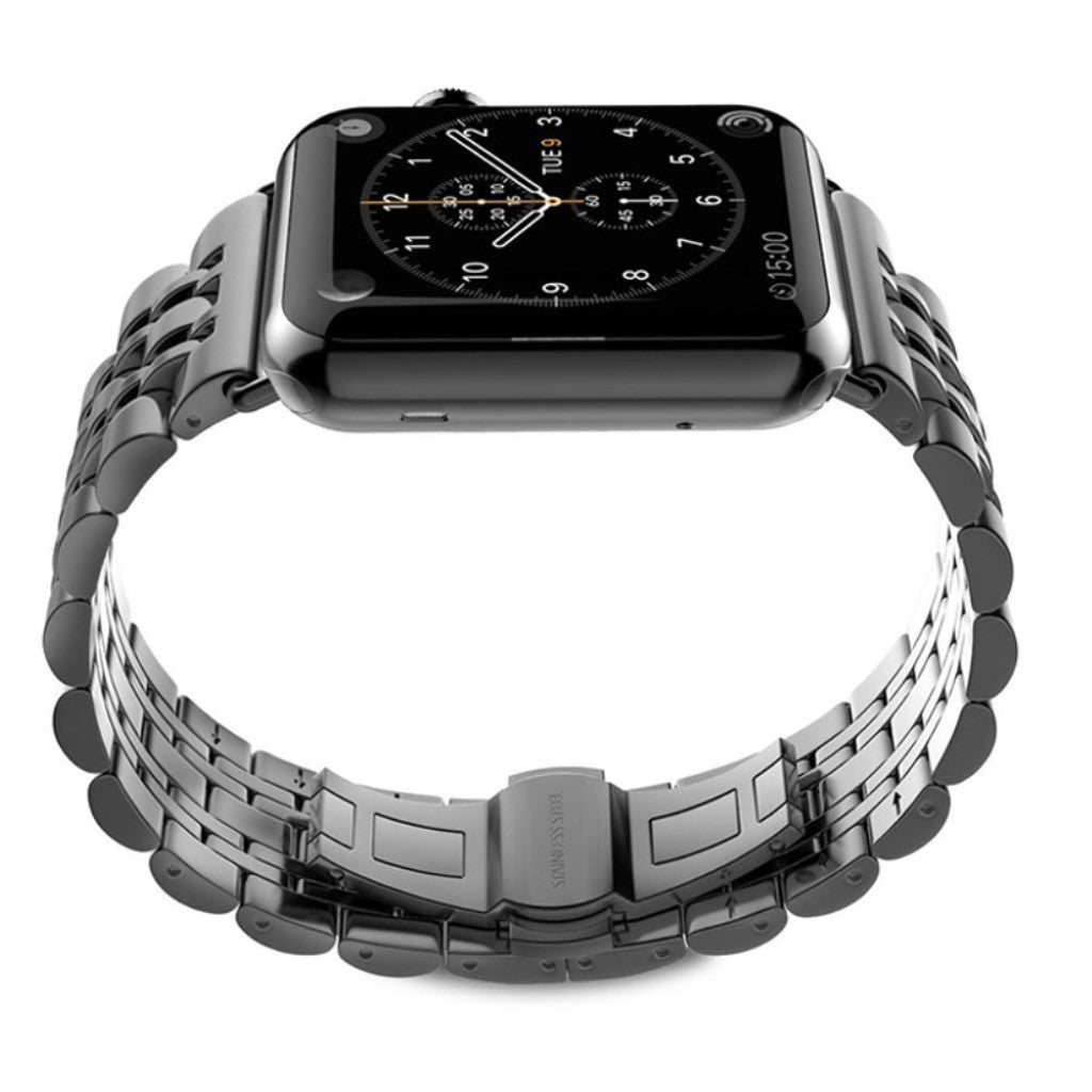 Super fint Apple Watch Series 4 44mm Metal Rem - Sort#serie_1