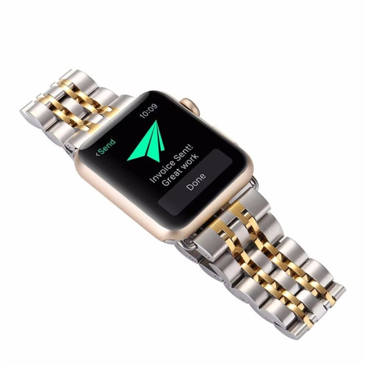 Super fint Apple Watch Series 4 44mm Metal Rem - Sølv#serie_4