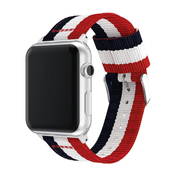 Rigtigt holdbart Apple Watch Series 4 44mm Nylon Rem - Flerfarvet#serie_1