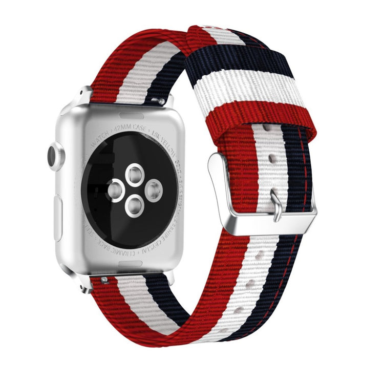 Rigtigt holdbart Apple Watch Series 4 44mm Nylon Rem - Flerfarvet#serie_1