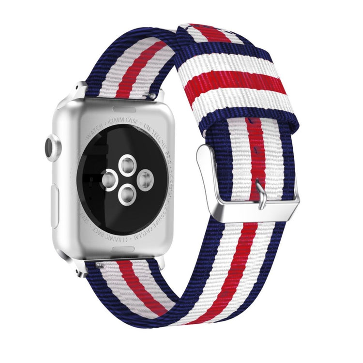 Rigtigt holdbart Apple Watch Series 4 44mm Nylon Rem - Flerfarvet#serie_2