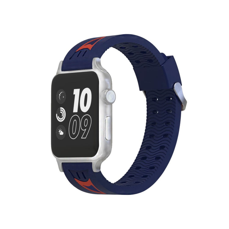 Fremragende Apple Watch Series 4 44mm Silikone Rem - Blå#serie_8