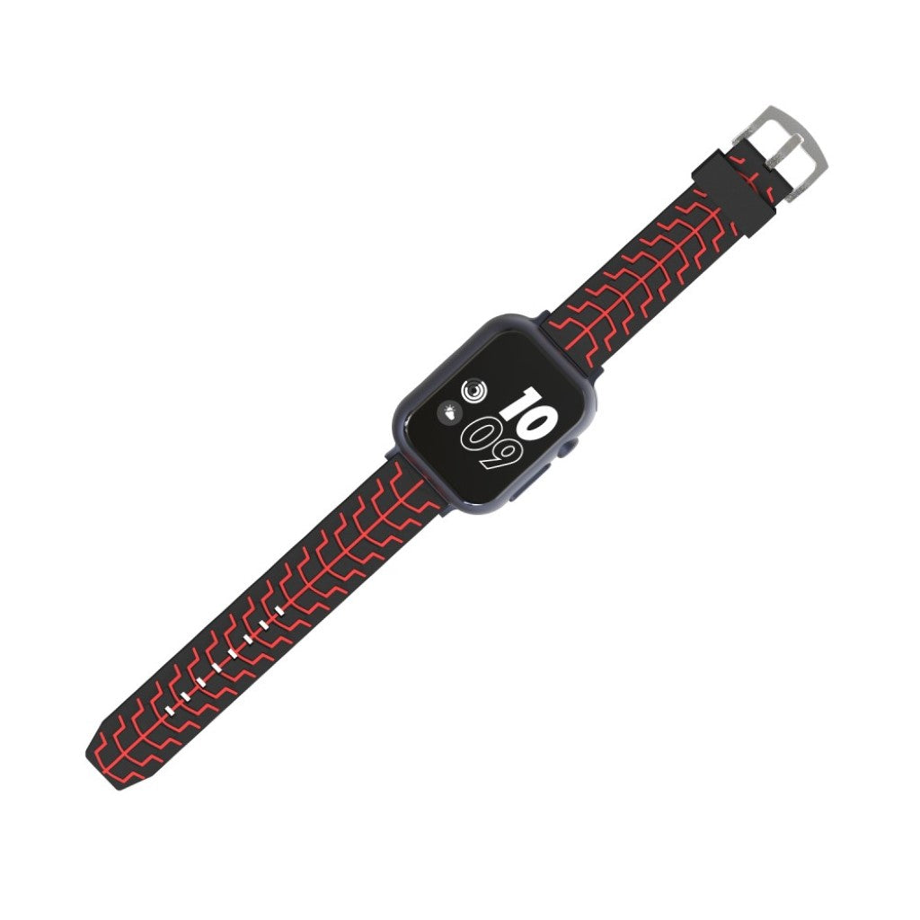 Mega fed Apple Watch Series 4 44mm Silikone Rem - Sort#serie_3