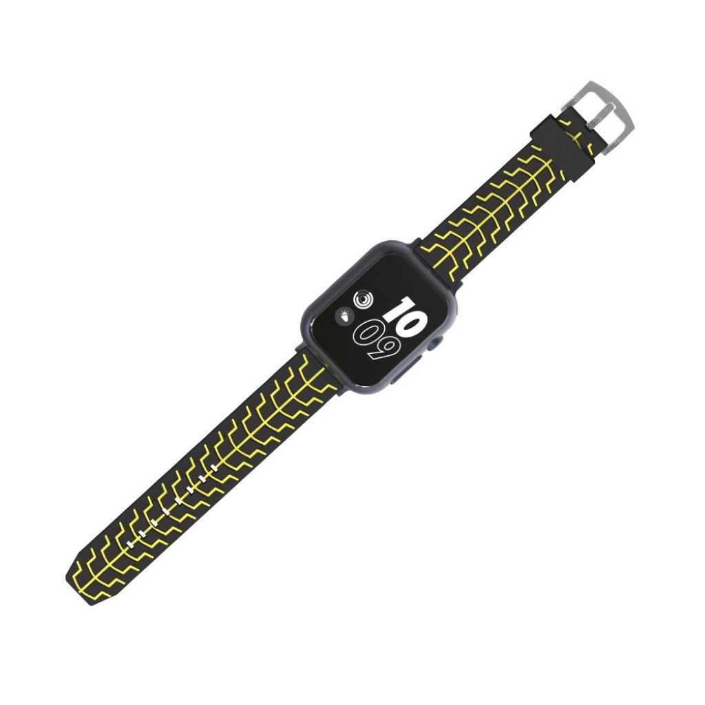 Mega fed Apple Watch Series 4 44mm Silikone Rem - Sort#serie_6