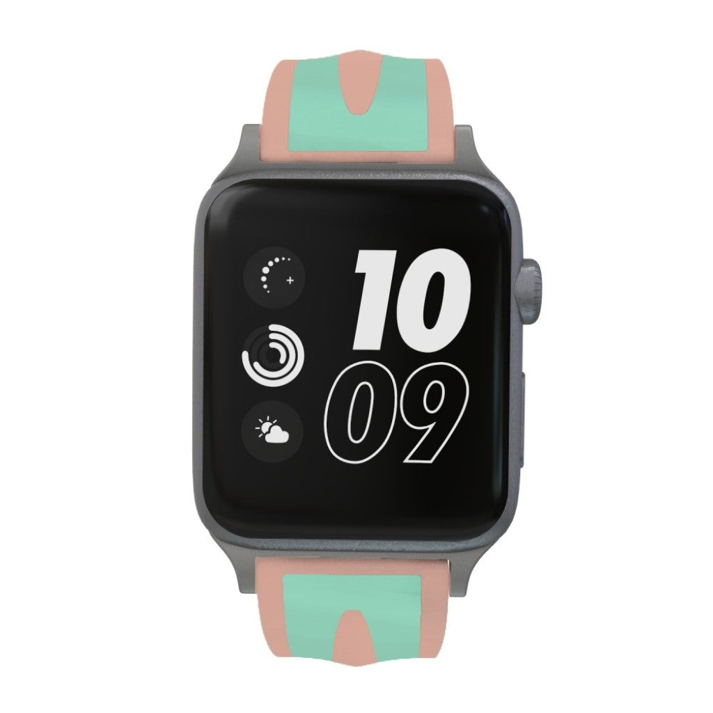 Super fantastisk Apple Watch Series 4 44mm Silikone Rem - Pink#serie_4