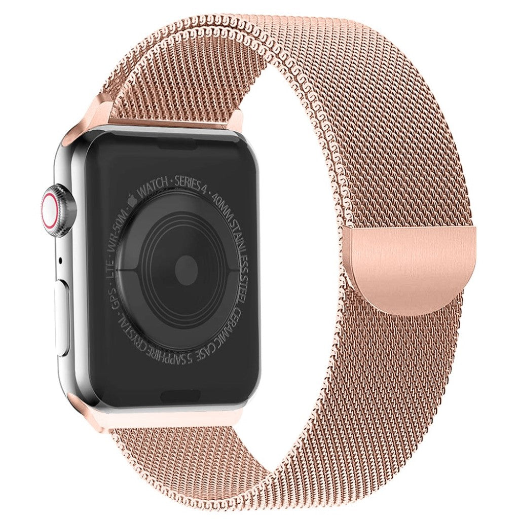 Rigtigt cool Apple Watch Series 4 44mm Metal Rem - Pink#serie_5