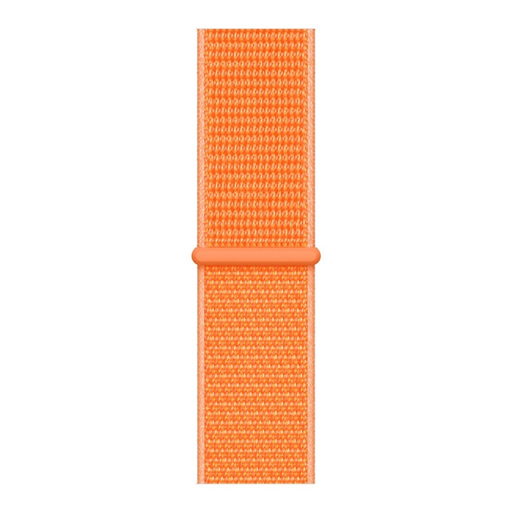 Helt vildt komfortabel Apple Watch Series 4 44mm Nylon Rem - Orange#serie_2