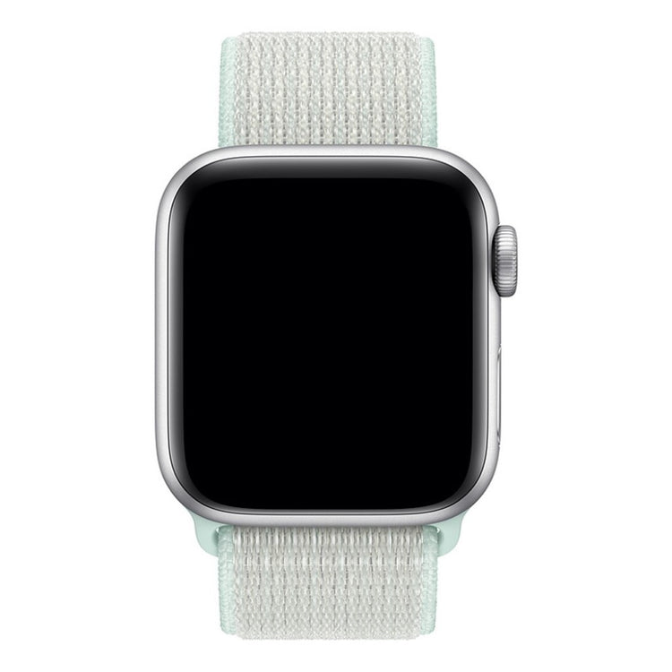 Helt vildt komfortabel Apple Watch Series 4 44mm Nylon Rem - Hvid#serie_4
