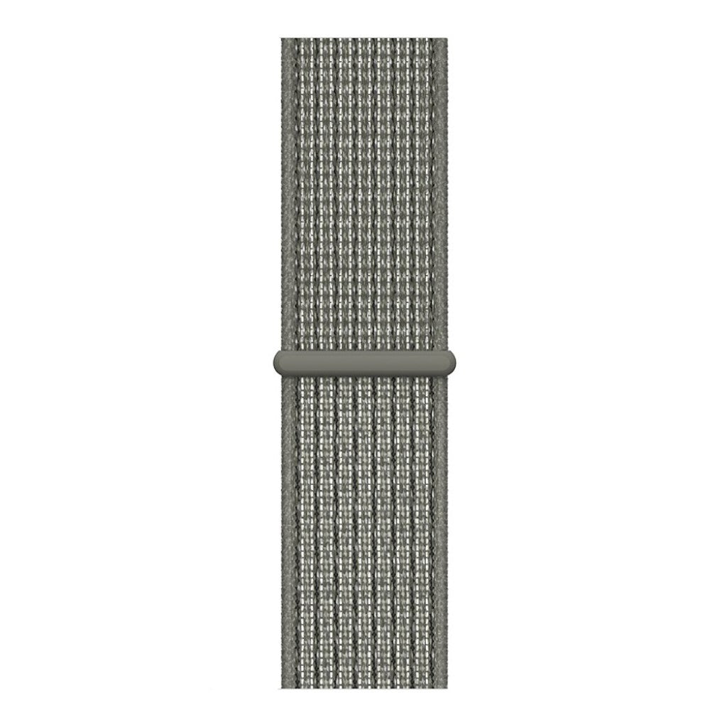 Helt vildt komfortabel Apple Watch Series 4 44mm Nylon Rem - Sølv#serie_6