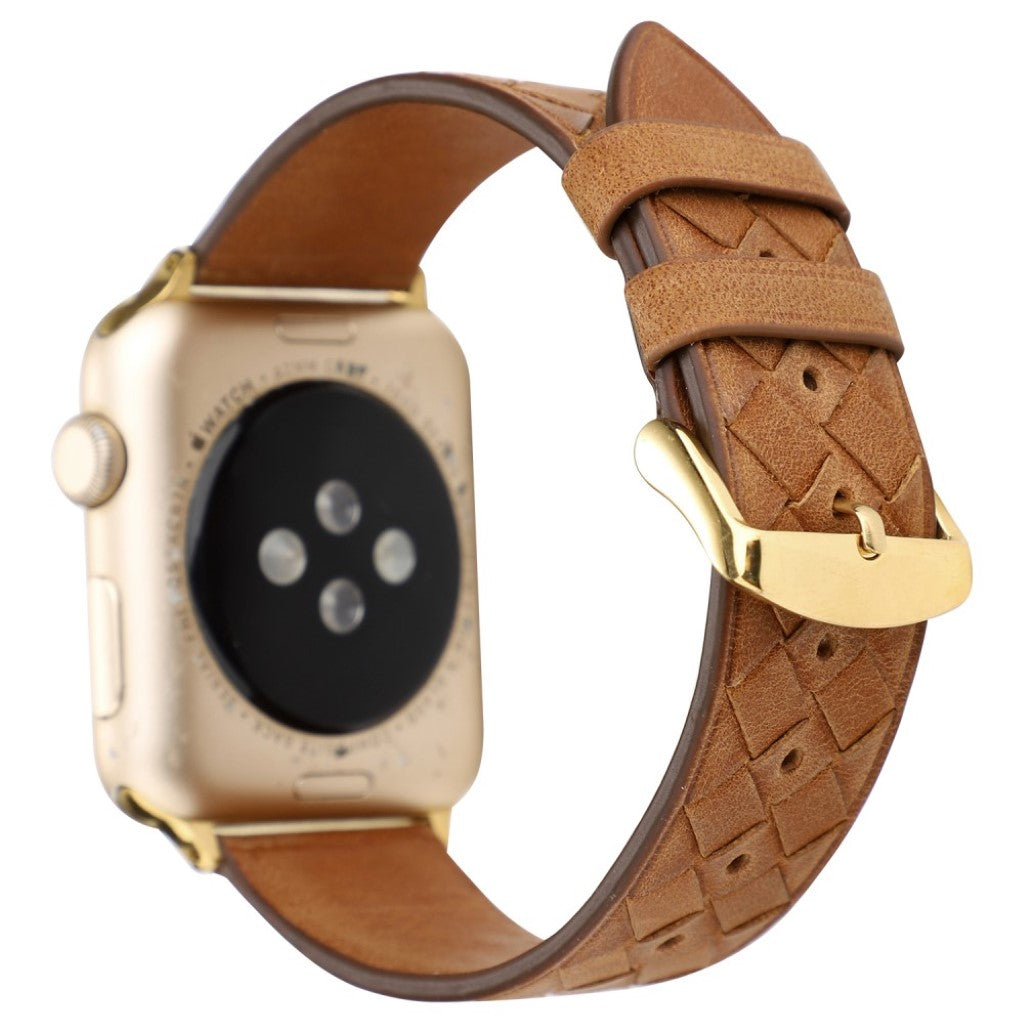 Vildt fantastisk Apple Watch Series 4 44mm Ægte læder Rem - Brun#serie_9