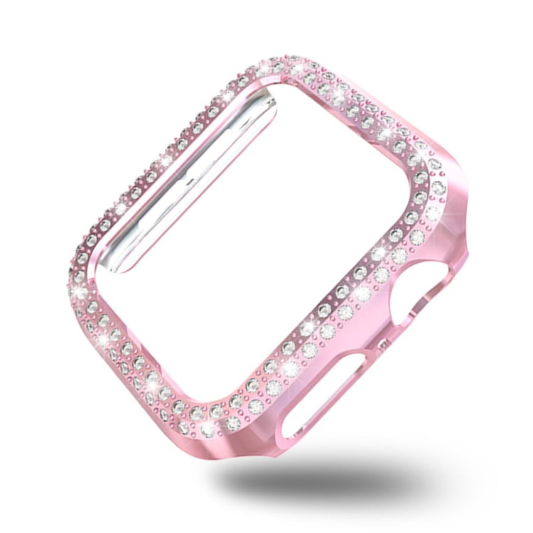 Vildt Godt Apple Watch Series 4 44mm Plastik og Rhinsten Cover - Pink#serie_3