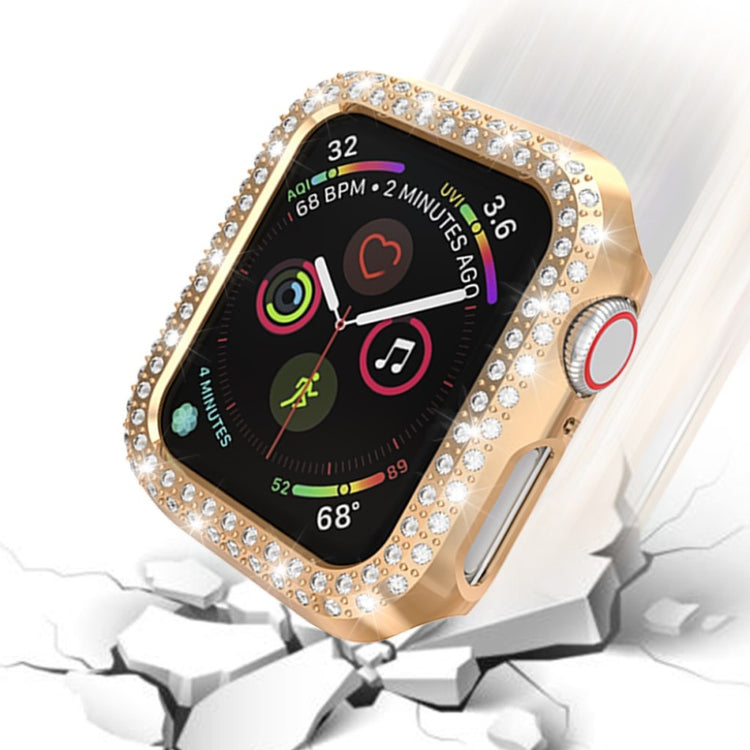 Vildt Godt Apple Watch Series 4 44mm Plastik og Rhinsten Cover - Pink#serie_4