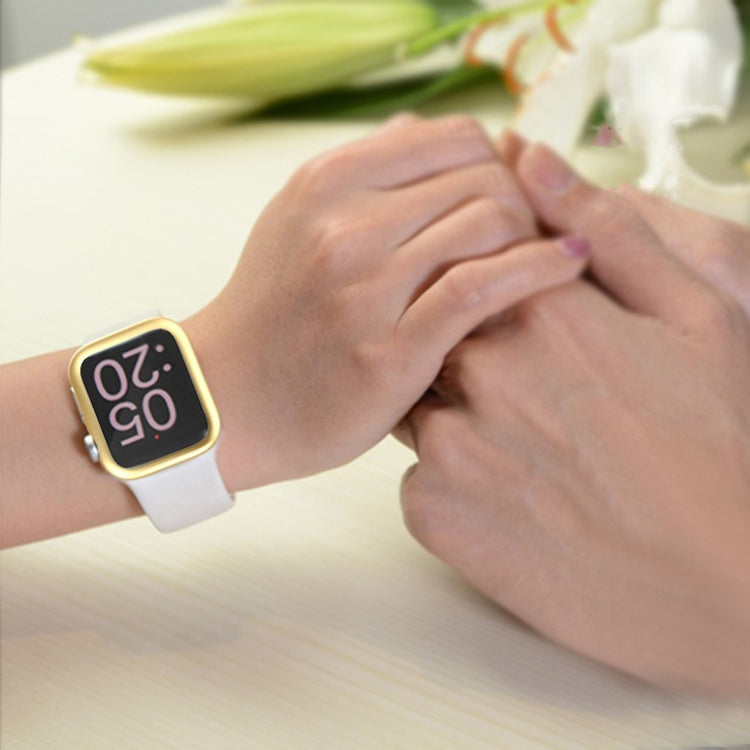 Mega Fint Apple Watch Series 4 44mm Plastik Cover - Guld#serie_5