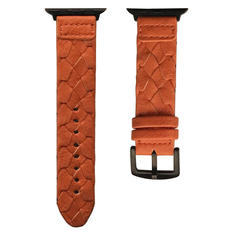 Rigtigt flot Apple Watch Series 5 40mm Ægte læder Rem - Brun#serie_1