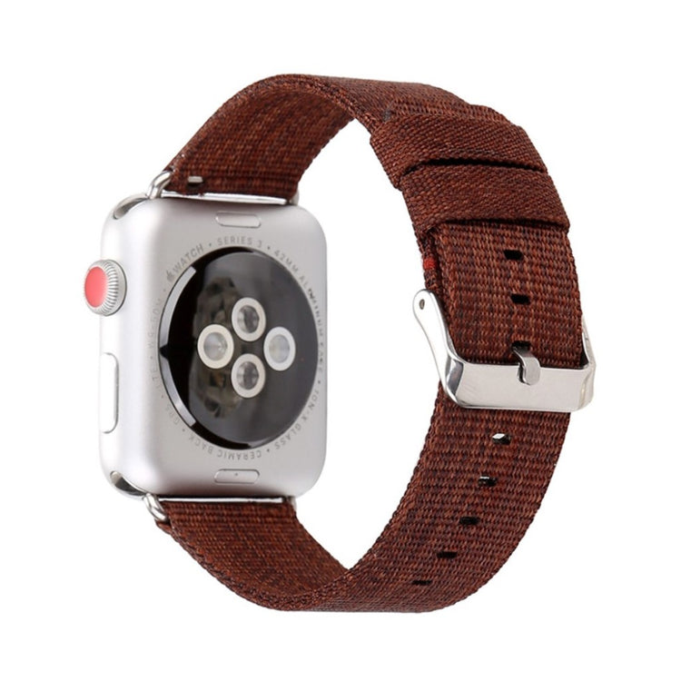 Rigtigt fed Apple Watch Series 5 40mm Nylon Rem - Brun#serie_5
