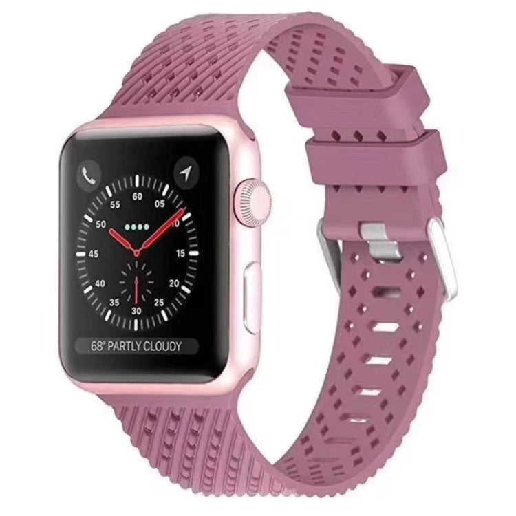Vildt skøn Apple Watch Series 5 40mm Silikone Rem - Lilla#serie_4