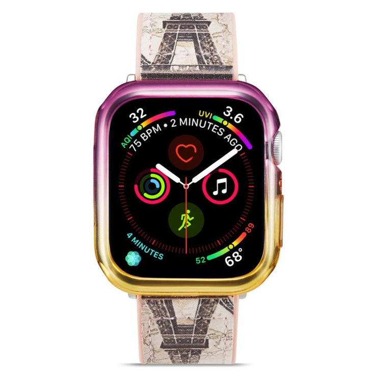 Rigtigt Fint Apple Watch Series 5 40mm Silikone Cover - Gul#serie_5