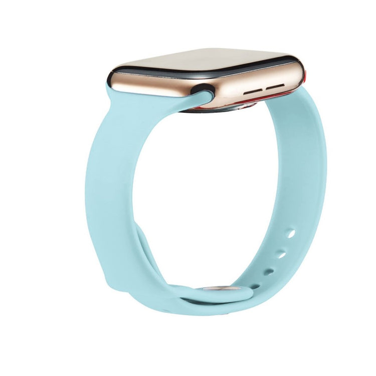 Super flot Apple Watch Series 5 40mm Silikone Rem - Blå#serie_12