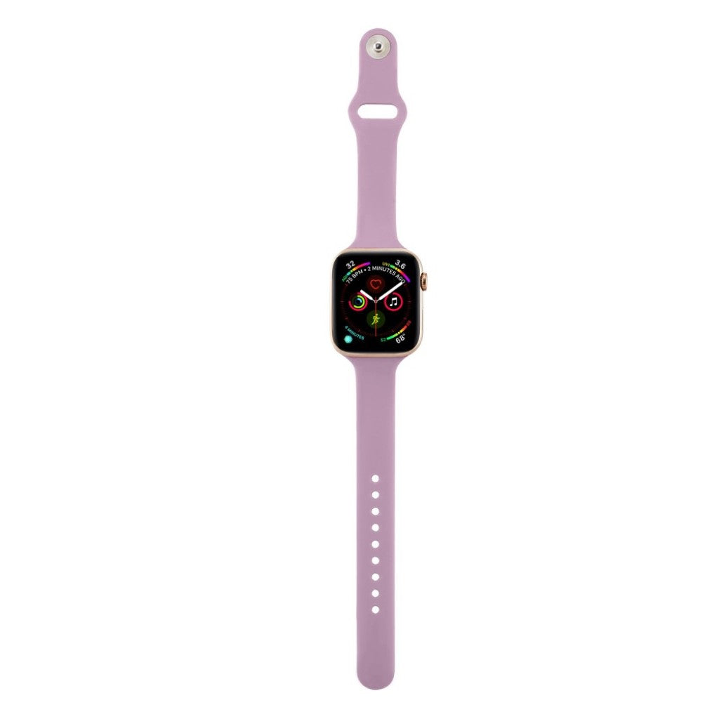 Super flot Apple Watch Series 5 40mm Silikone Rem - Lilla#serie_14