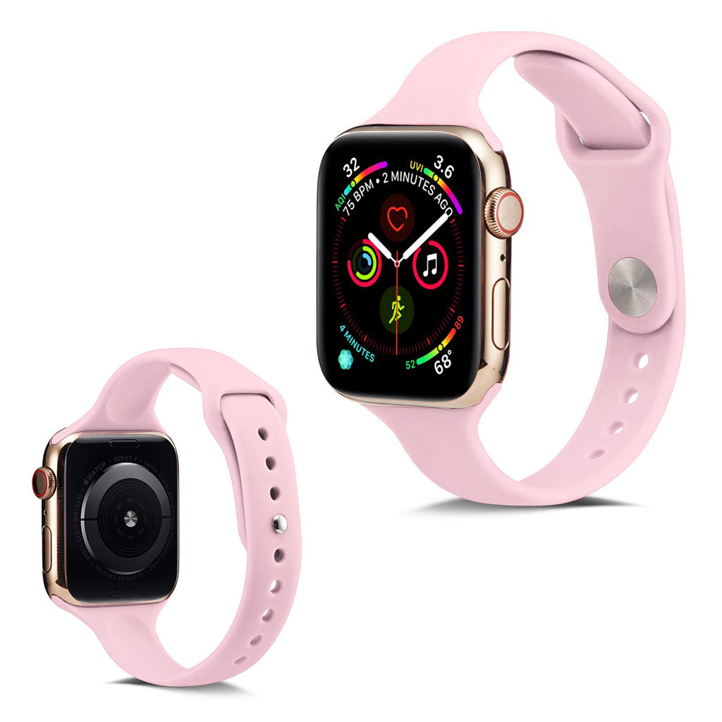 Super flot Apple Watch Series 5 40mm Silikone Rem - Pink#serie_7