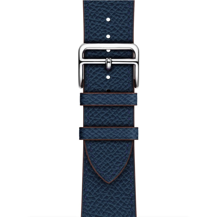 Meget skøn Apple Watch Series 5 40mm Ægte læder Rem - Blå#serie_5