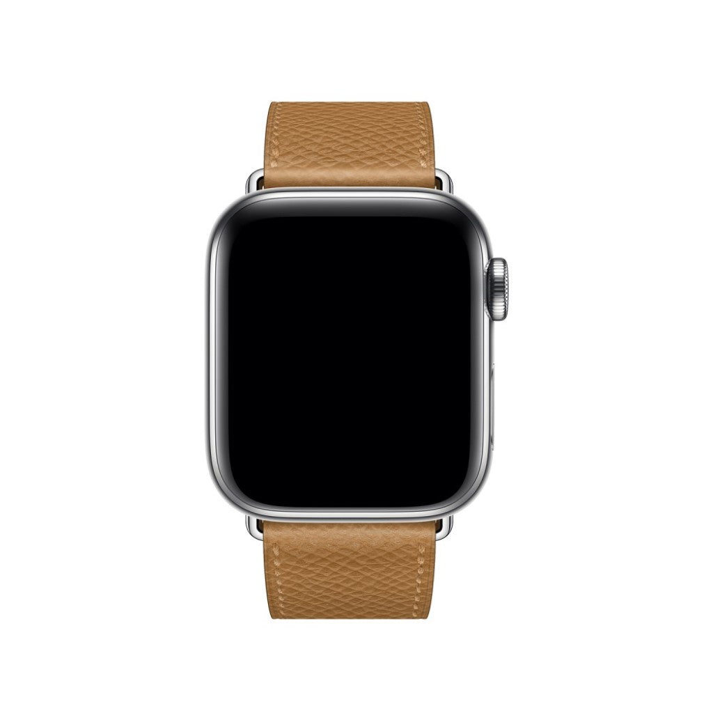 Meget skøn Apple Watch Series 5 40mm Ægte læder Rem - Brun#serie_6