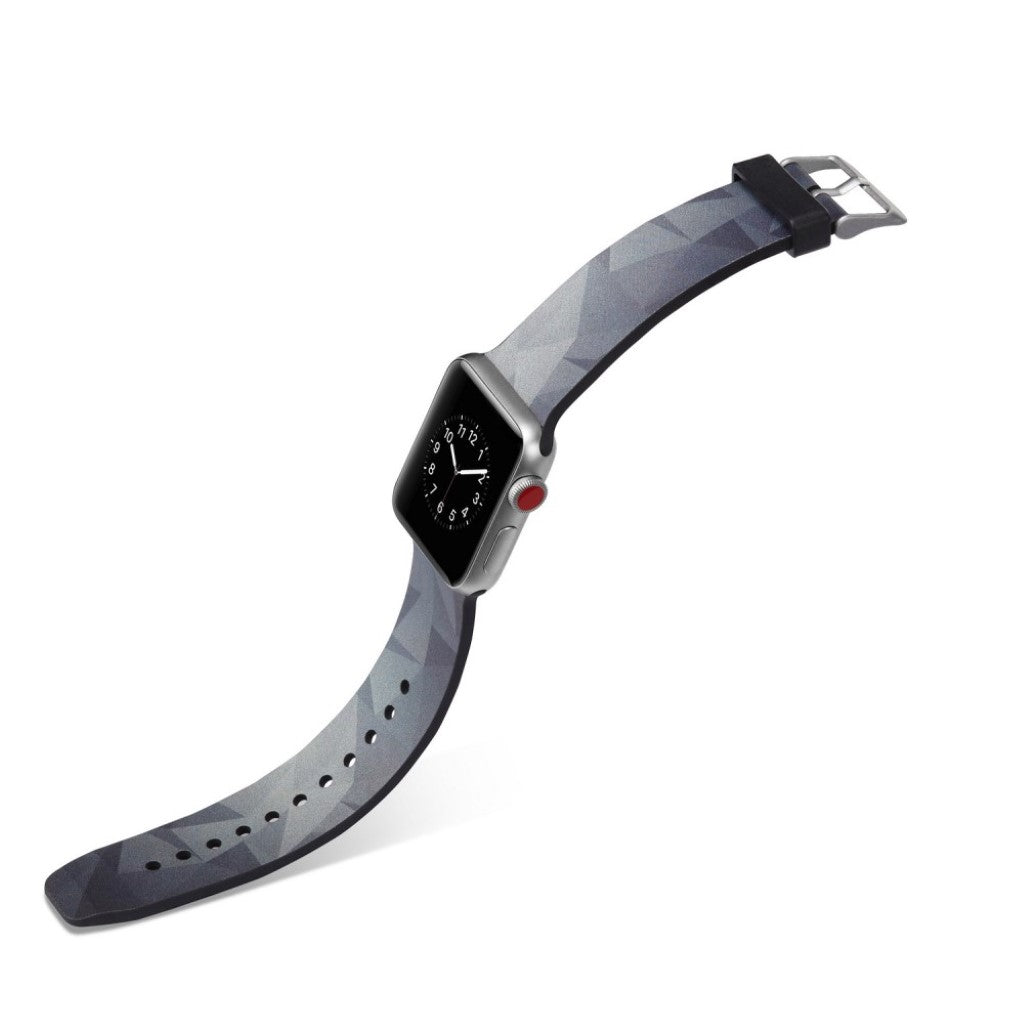 Helt vildt godt Apple Watch Series 5 40mm Silikone Rem - Sort#serie_1