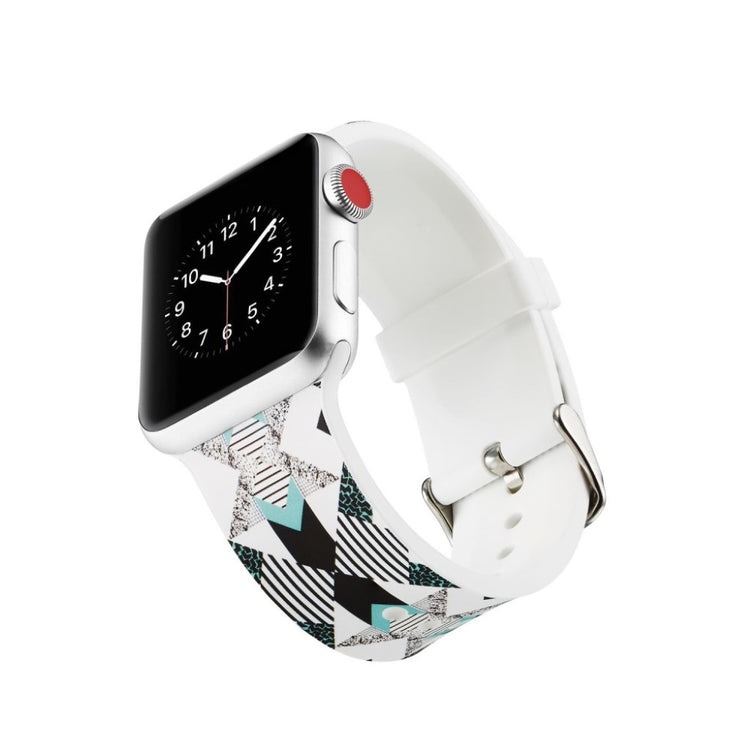 Helt vildt godt Apple Watch Series 5 40mm Silikone Rem - Sort#serie_13