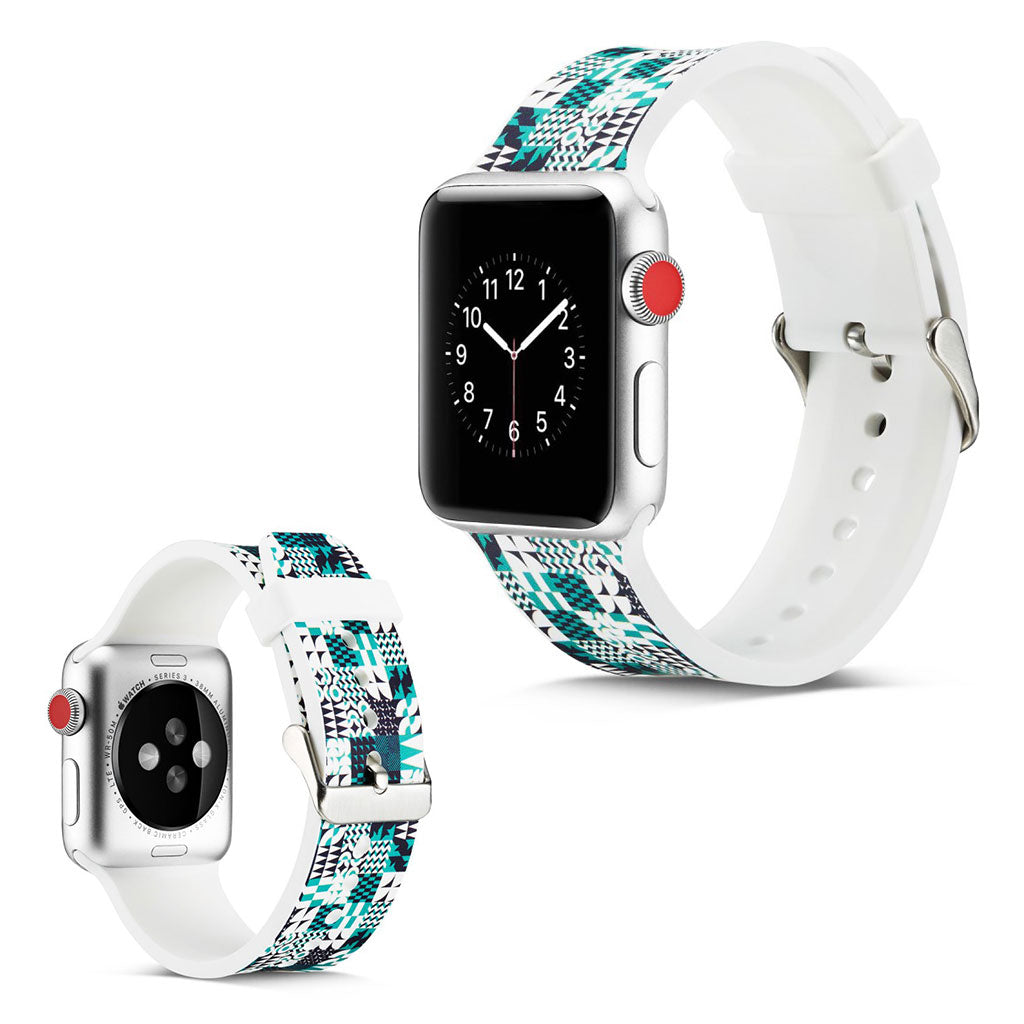 Helt vildt godt Apple Watch Series 5 40mm Silikone Rem - Blå#serie_17
