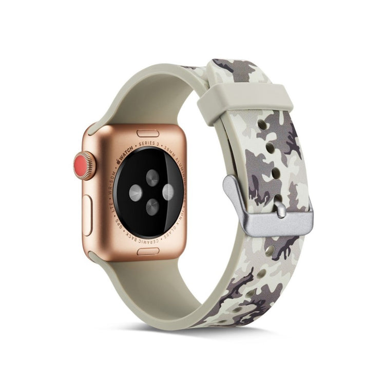 Helt vildt godt Apple Watch Series 5 40mm Silikone Rem - Hvid#serie_7