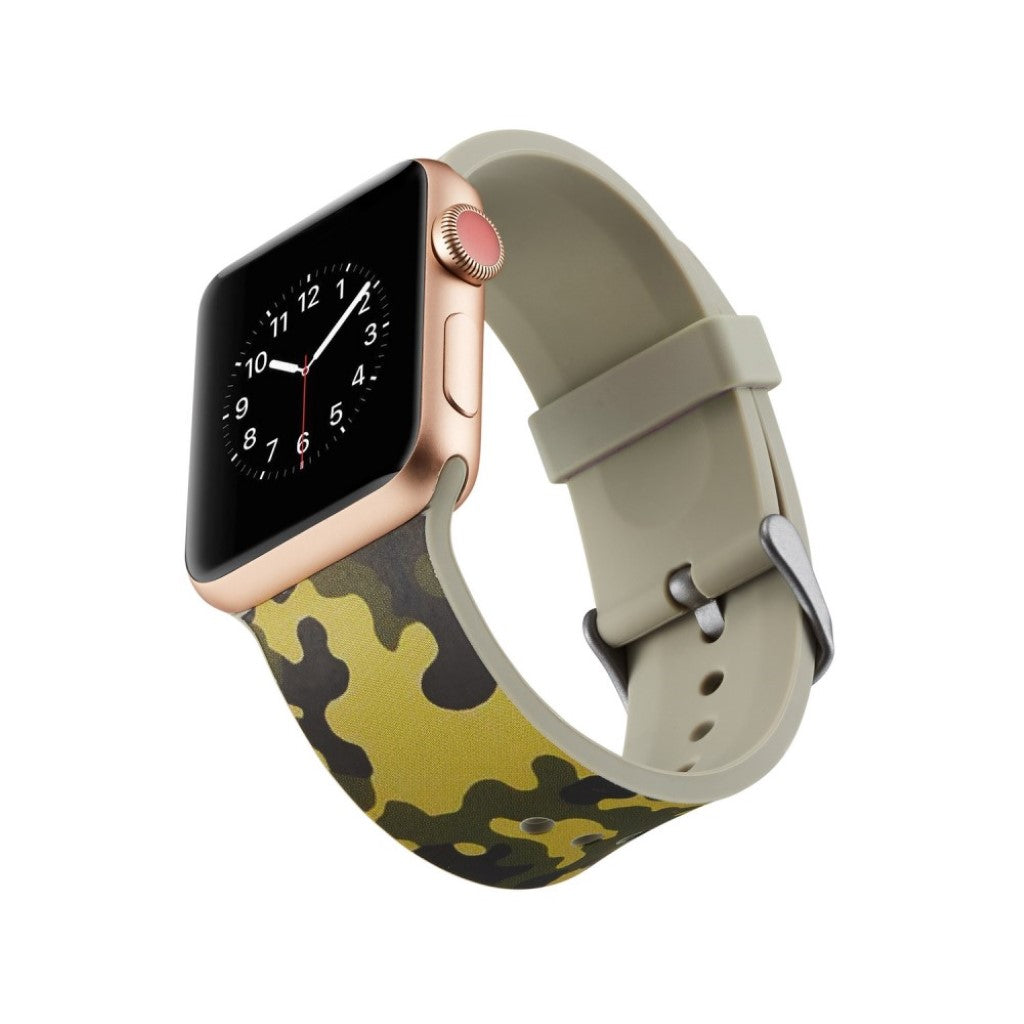 Helt vildt godt Apple Watch Series 5 40mm Silikone Rem - Grøn#serie_8