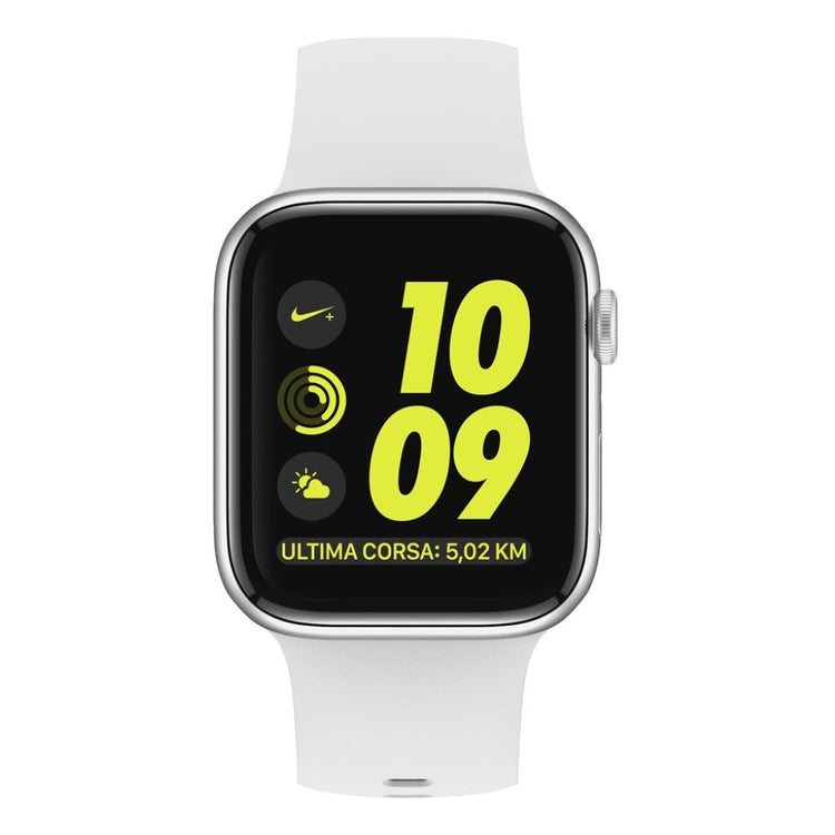 Rigtigt hårdfør Apple Watch Series 5 40mm Silikone Rem - Hvid#serie_1