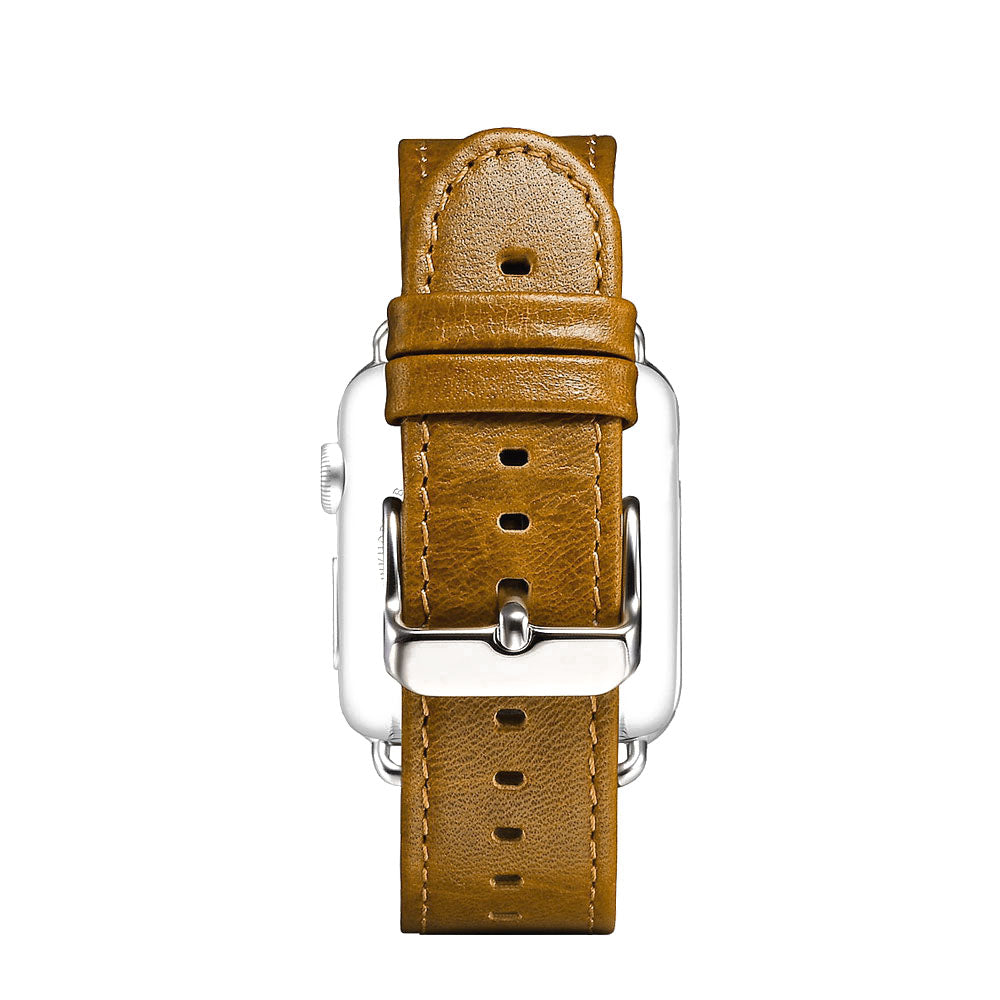 Eminent Apple Watch Series 5 40mm Ægte læder Rem - Brun#serie_2